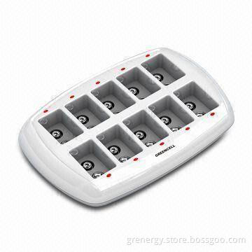 10 Channels Charger with 5 Hours Safety Timer, UL, CE and RoHS Certified